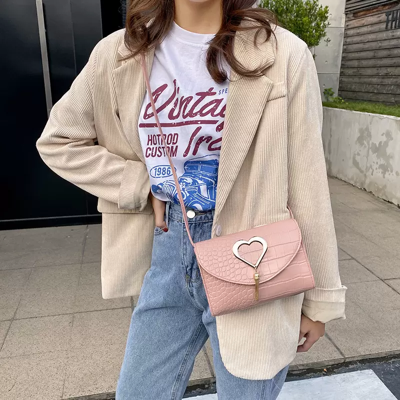 

Women Handbags Purses Luxury Designer Bag for Women Cute Crossbody Side Bag Satchels Heart Shoulder Lipstick bag, Yellow