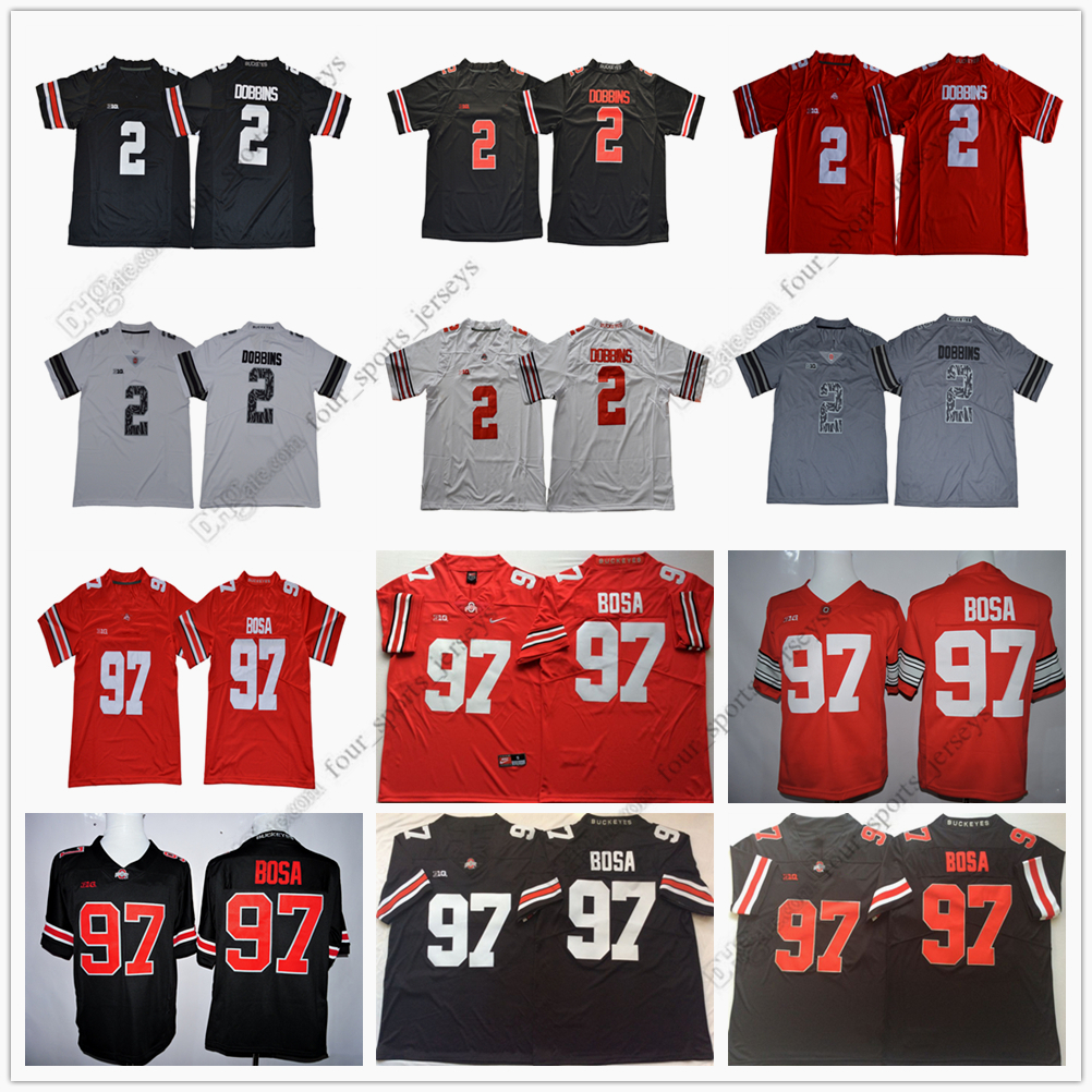 

NCAA Ohio State Buckeyes College Football Jersey J.K. Dobbins Joey Bosa High Quality stitched, As picture