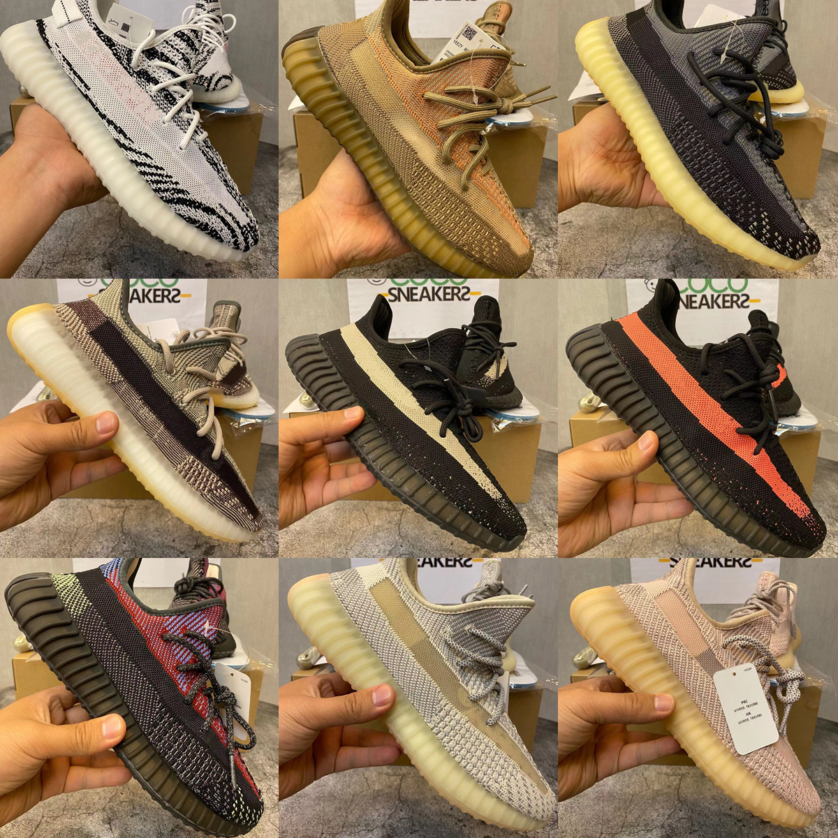 

Designer v2 Casual Shoes Marsh Oreo Yeezree Synth Antlia Yecheil Reflective Zebra Beluga Natural Cinder Carbon Classic Shoe West Sneakers 36-48, Other