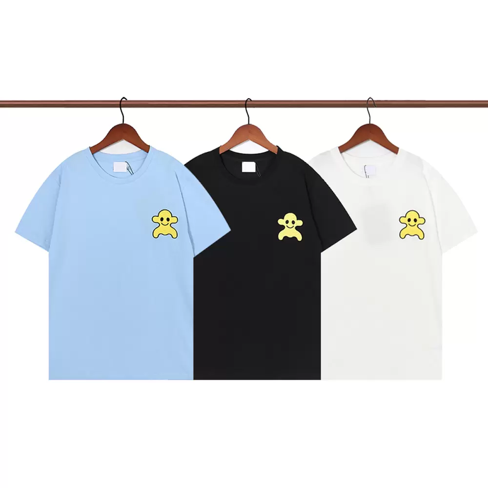 

20ss Mens T shirt Designer 3D Letters Printed Stylist Casual Summer Breathable Clothing Men Women Top Quality Clothes Couples Tees Wholesale 001