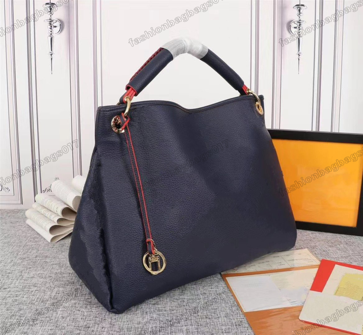 

Artsy MM Hobo Bag Monograms Empreinte Embossed Leather Handle Bag Designers Womens Luxury Shouder Bags Designer Large Capacity Handbag