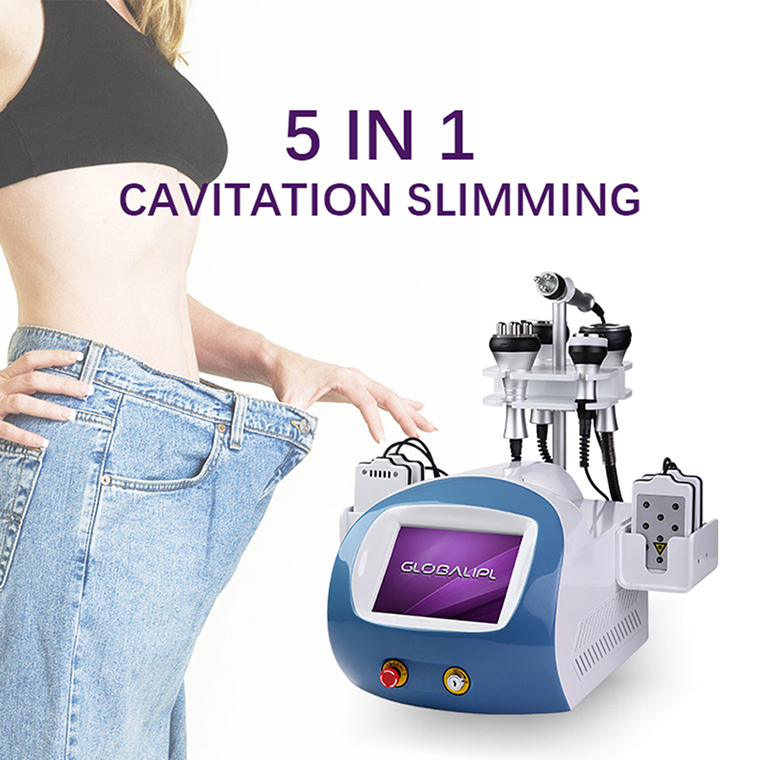 

5 in 1 ultrasonic vacuum cavitation system slimming device machine