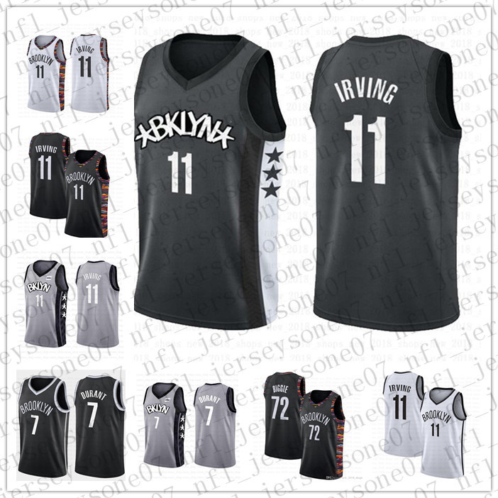 

Custom Men's womens youth Brooklyn''Nets''7 Kevin''Durant 72 Biggie''Red Grey black white Throwback Basketball Jersey, 10