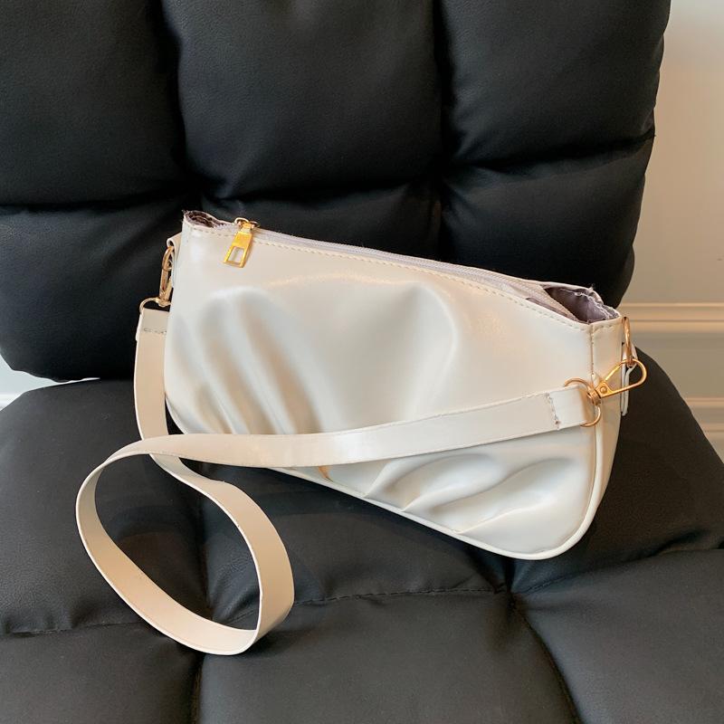 

Evening Bags Simple Shoulder Armpit Bag Female 2022 Trendy Net Red Fashion Designer Portable Messenger Small