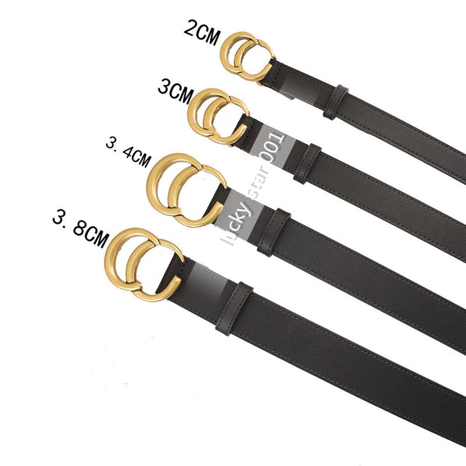 

Width 3.8CM 2021 Belts Man ladies jeans Fashion Genuine Leather Women Belt For men Letter Double buckle g mens with box 90-125CM 3182q
