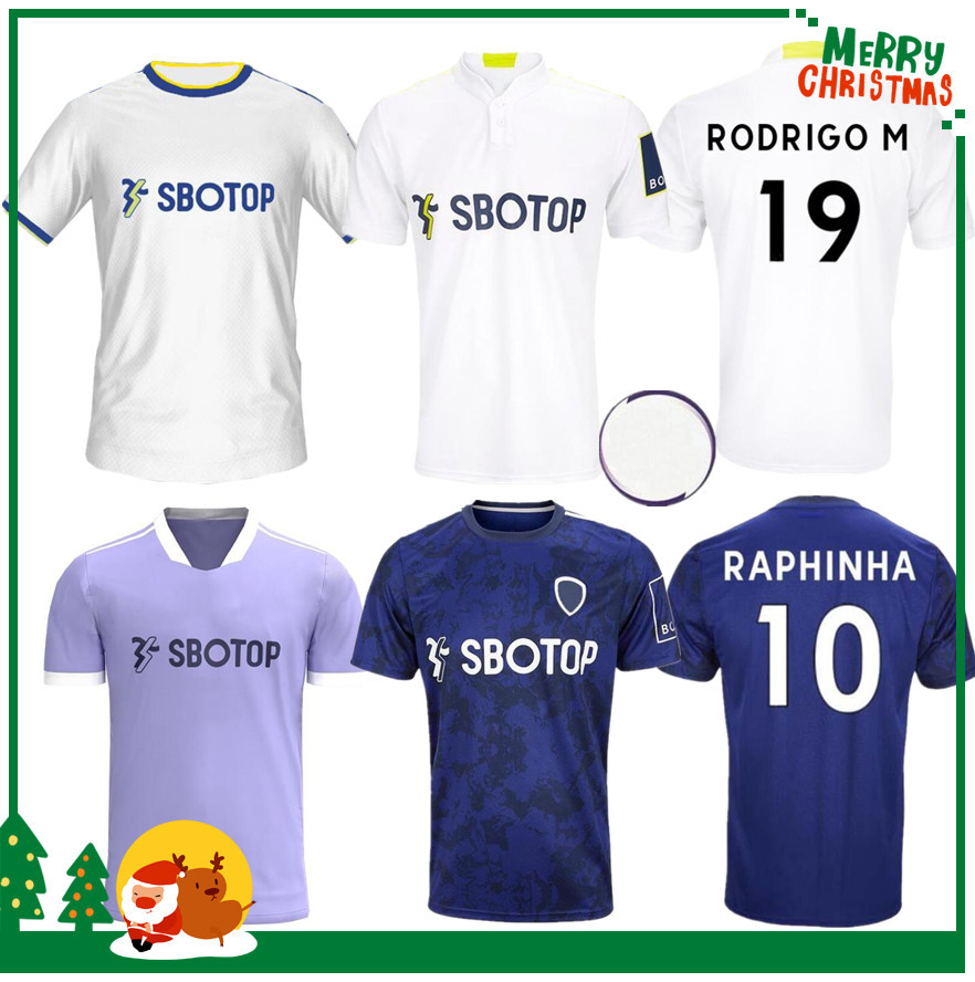 

22 23 LEEDS UnitedS soccer jersey POVEDA ROBERTS HARRISON HERNANDEZ COSTA BAMFORD ALIOSKI CLARKE football Men shirts, Leeds new 22/23 home