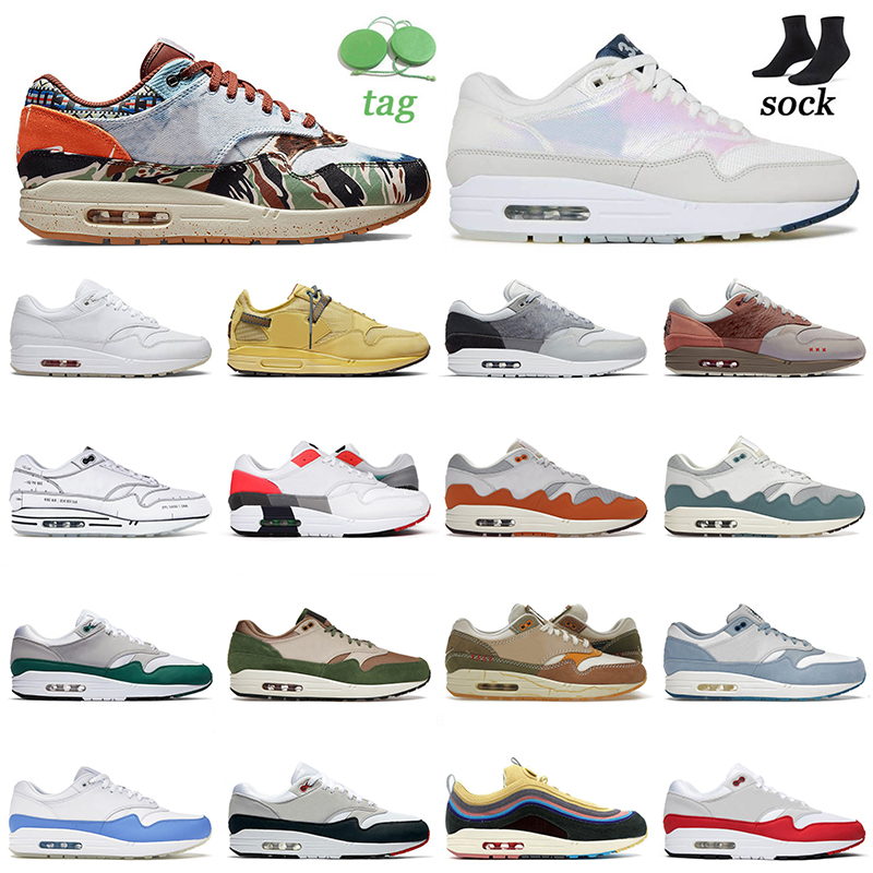 

Og Mens Women 1 87 Running Shoes Airmaxs 1s Sports Concepts Heavy La Ville Lumiere Patta Waves Monarch University Blue Obsidian Wabi Sabi Sneakers Trainers Size 36-47, A36 patta waves monarch