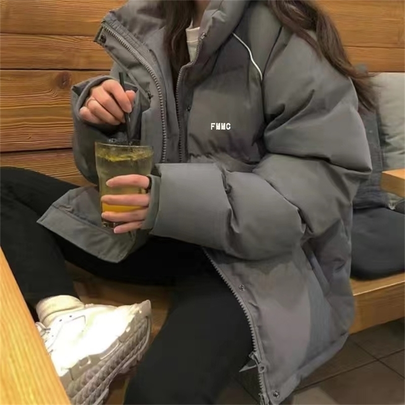Women's Down & Parkas women's parka coat fashion basic cotton down jacket w 220823