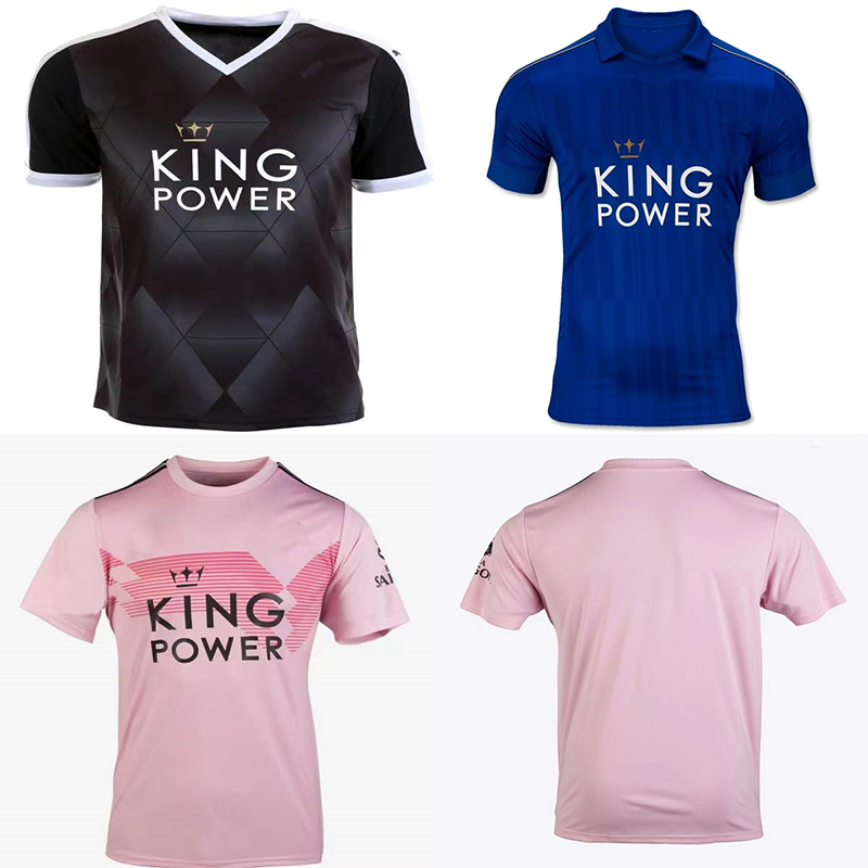 

15 16 17 19 20 Soccer Jerseys VARDY KANTE MAHREZ Champion Jersey DRINKWATER OKAZAKI Vintage Camiseta Shirt Home Blue Away Black Pink, 15/16 black away