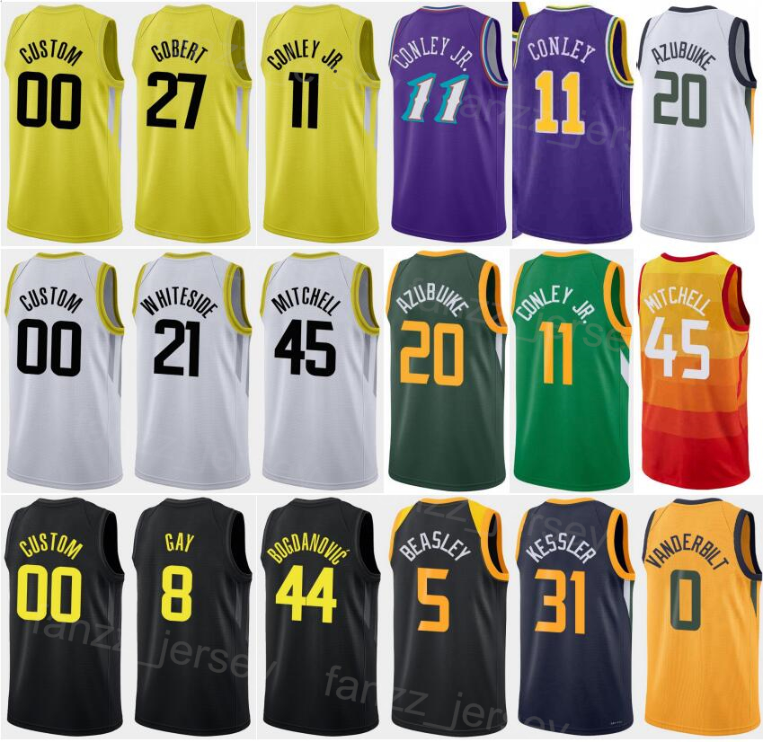 

Print Statement Earned Basketball Edition Malik Beasley Jersey 5 Jarred Vanderbilt 0 Walker Kessler 24 Rudy Gay 8 Hassan Whiteside 21 Patrick Beverley 22 Men Woman, Purple