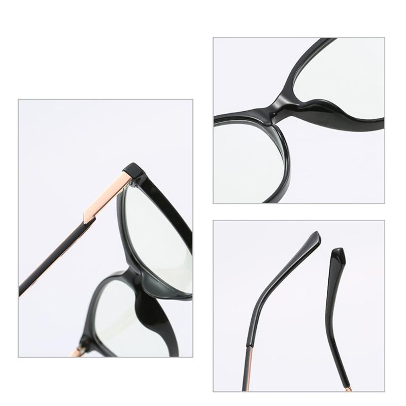 

Sunglasses Stylish Blue Ray Blocking Glasses Old-School Full Frame Flat Lens Eyeglasses Flexible Metal Temple XIN-Sunglasses