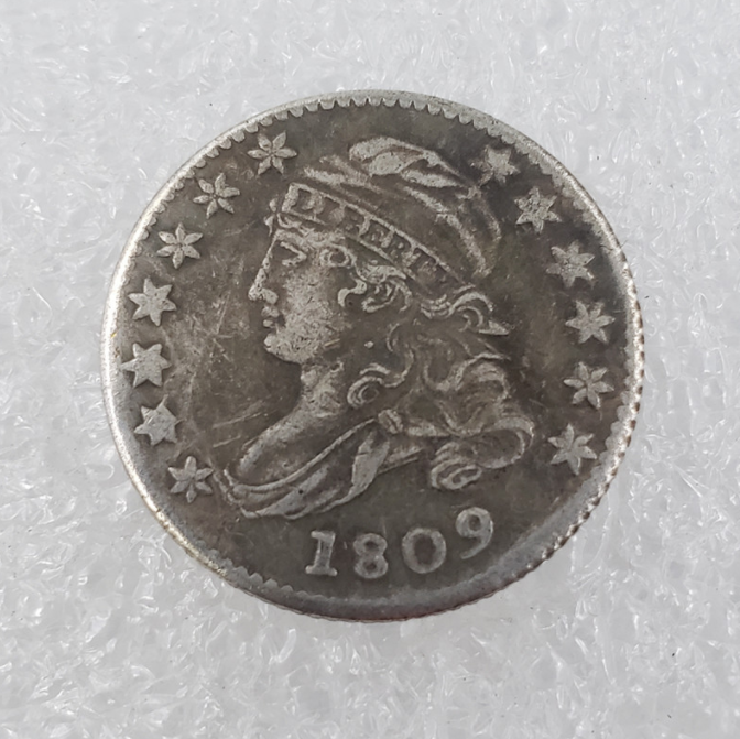 

US Mix Date 1807-1839 17pcs CAPPED BUST HALF DOLLAR Craft Silver Plated Copy Coin metal dies manufacturing factory Price