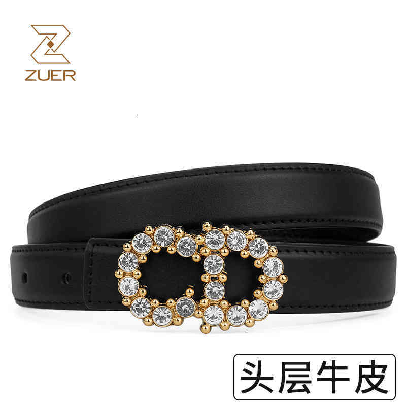 

designer Belts belt women's CD buckle thin decorative Korean style MWJ4