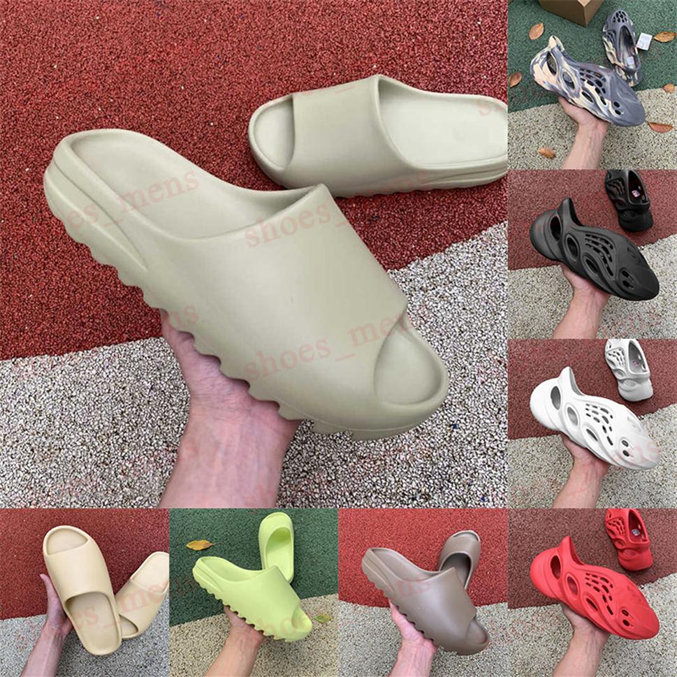 

Designer Comfortable Sandels Mens Womens Slipper Earth Brown MXT Moon Grey Soot Core sliders Slippers Cream Yellow women men Summe230y, B11 36-47 yellow1