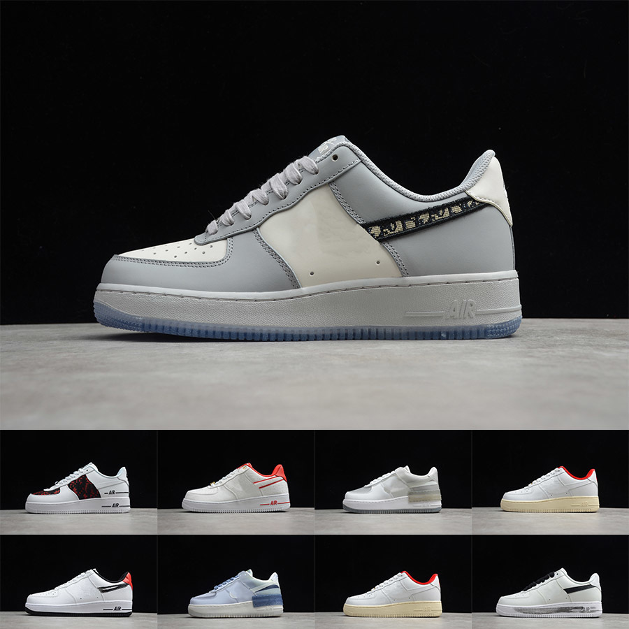 

Shoes Forces Mid Platform Running White Glacier Blue Sapphire Barely Volt Shadow Spruce Aura Utility Red Women Low Cut One 1, Shown