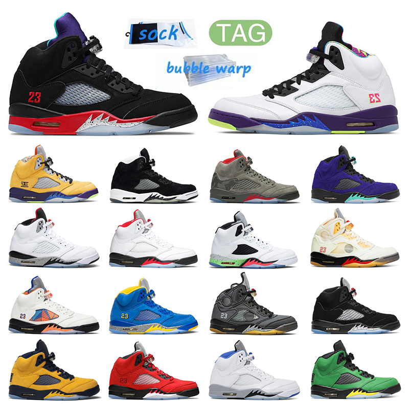 

Basketball shoes 5s Raging Bull Jumpman5s International Flight Laney Metallic Michigan Muslin Sports Sneakers, #19