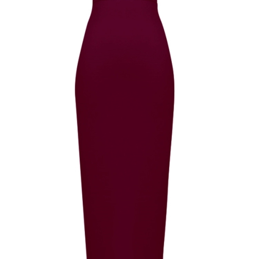 

Women Candy Color Sexy Neon Green Pink Orange Yellow Midi Knee Length Bandage Skirt Designer Pencil Faldas 78cm 220322, 666-white