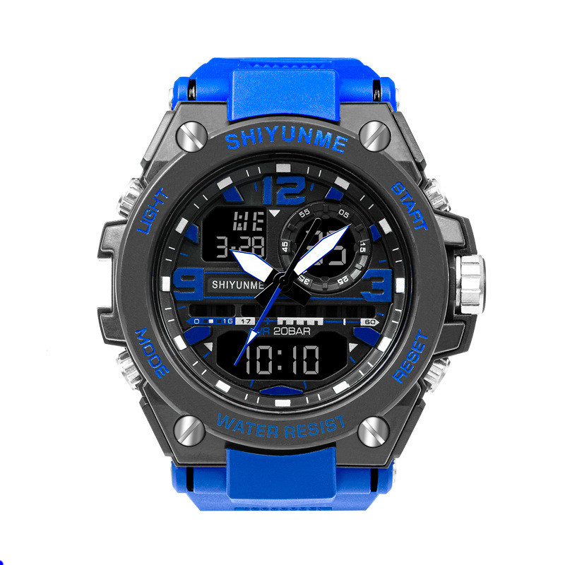 2022 CWP Montres étanches Homme Sport Horloge SMAEL Marque Rouge Couleur LED Électronique Chronographe Date Automatique Montre-Bracelet Sports De