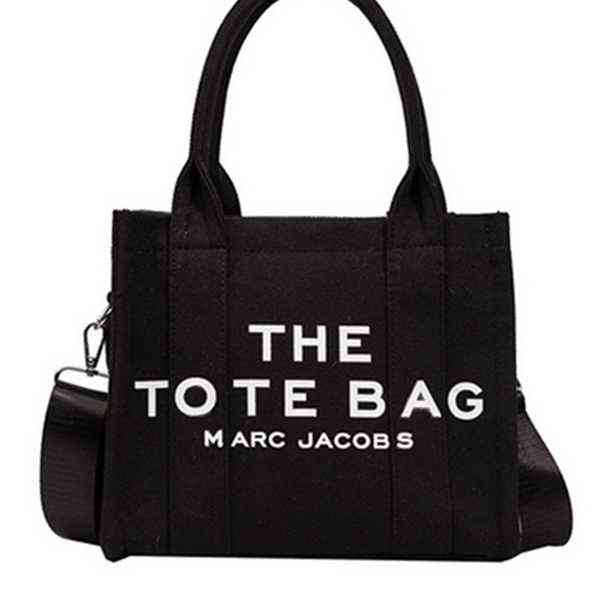 

E001 canvas bag shopping Marc Jocobs womens Totes Bags Designers Shoulder Crossbody Big Letter Patchwork Knitting Hand, No box