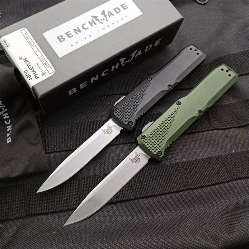 

New Arrival BM 4600 Benchmade knife Double Action Automatic Knife 6061-T6 Aluminum handle s30v blade Tactical knives edc tool bm 3300