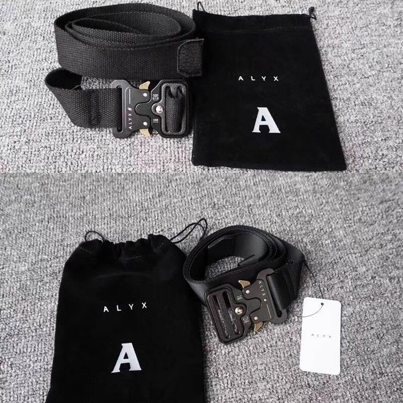 

Belts Belt Two Styles Metal Button Canvas Fashion High Street 128cmBelts, Black