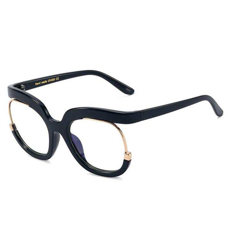 

Sunglasses Vintage Round Reading Glasses Women Big Frame Antiblue Light Optical Finished Prescription Eyeglasses Diopter 0 To 6