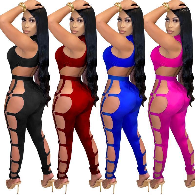 

Women' Jumpsuits & Rompers 2022 Summer Trendy Women Sexy Nightclub Solid Color Bcakless Fitness One Piece, Blue