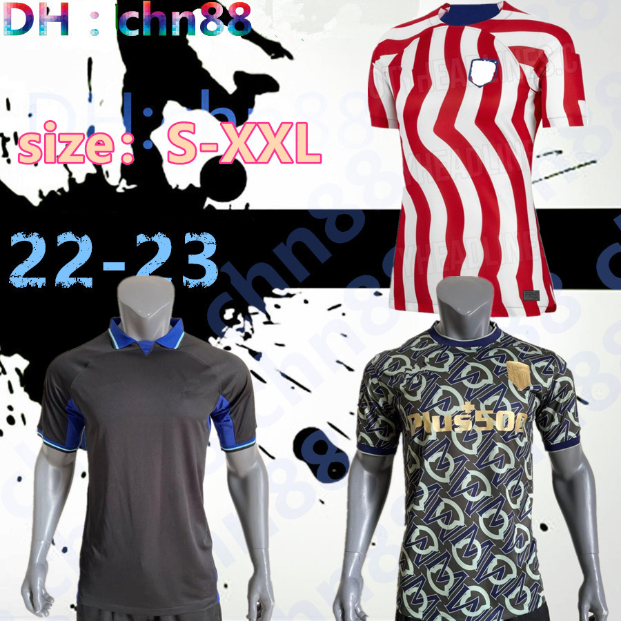 

22 23 Atletico Madrids Soccer Jerseys SUAREZ GRIEZMANN JOÃO FÉLIX 2022 2023 M. Llorente CORREA KOKE Camisetas de fútbol LEMAR CARRASCO men kids kit Football Shirt, 22-23 special edition