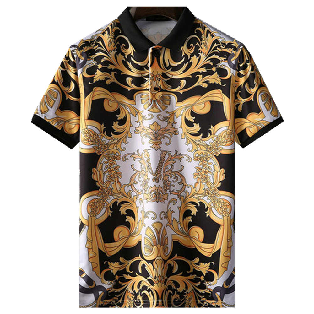 

2022 Designer Men's Polos T-Shirts Clothes Turnn-down Collar Polo Shirt Slim Fit Breathable Fashion Embroidery Luxury Summer Men Clothing, Price differce
