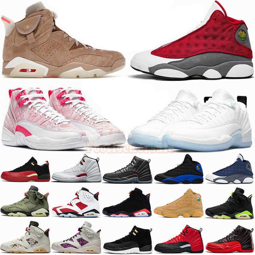 

2022 Jumpman Basketball Shoes 6 6s Unc British Khaki Electric Green Carmine Mens Sneakers 12 12s Low Easter Arctic Punch Utility, 16