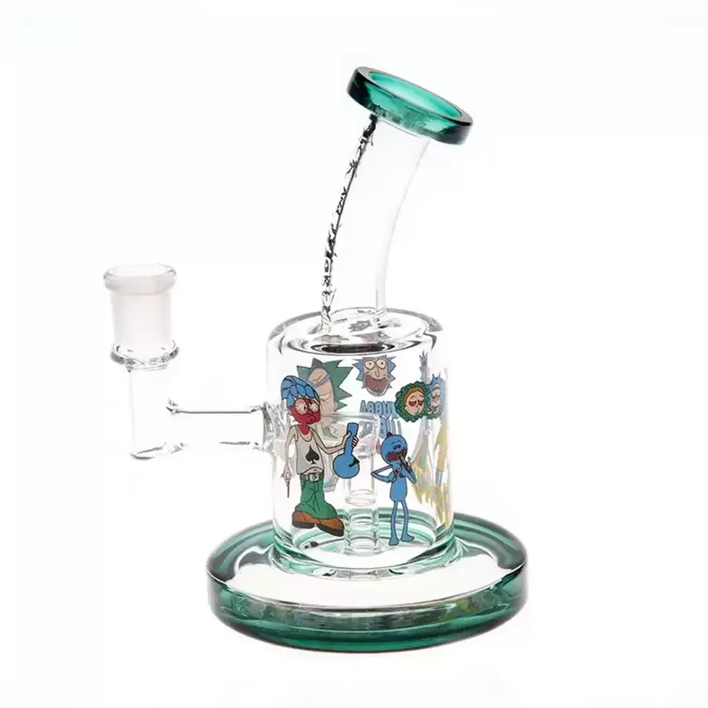 

Stock Glass Bong Hookahs Glass Water Pipes Beaker Recycler Bongs Dab Rig Oil Burner Ash Catcher Hookah FY2262 0520