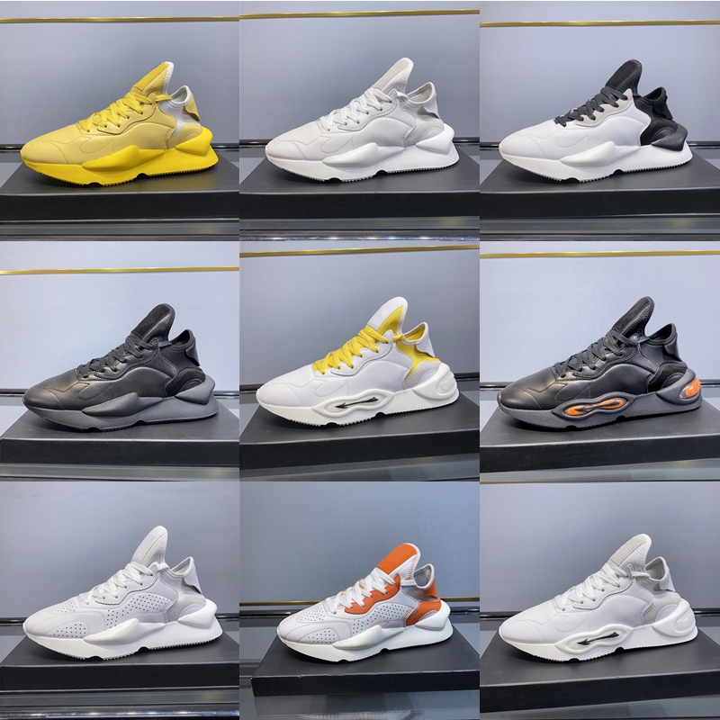 

Desinger Y3 Kaiwa Mens Running Shoes Women Leather Sneaker Runner Laced Up