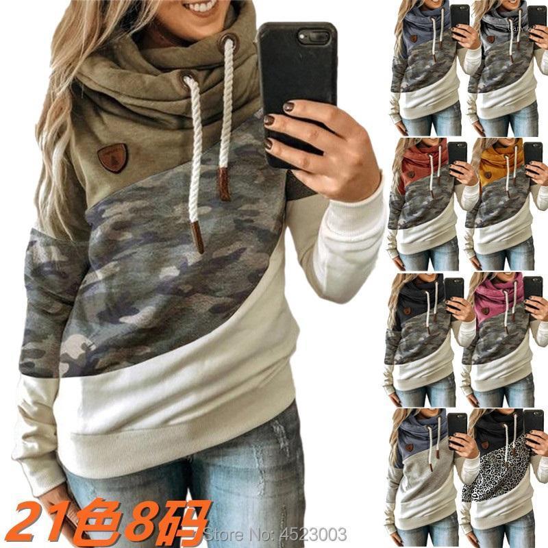 

Women's Hoodies & Sweatshirts Autumn Winter Gradient Print Patchwork Hooded Women Harajuku S-5XL, Gray
