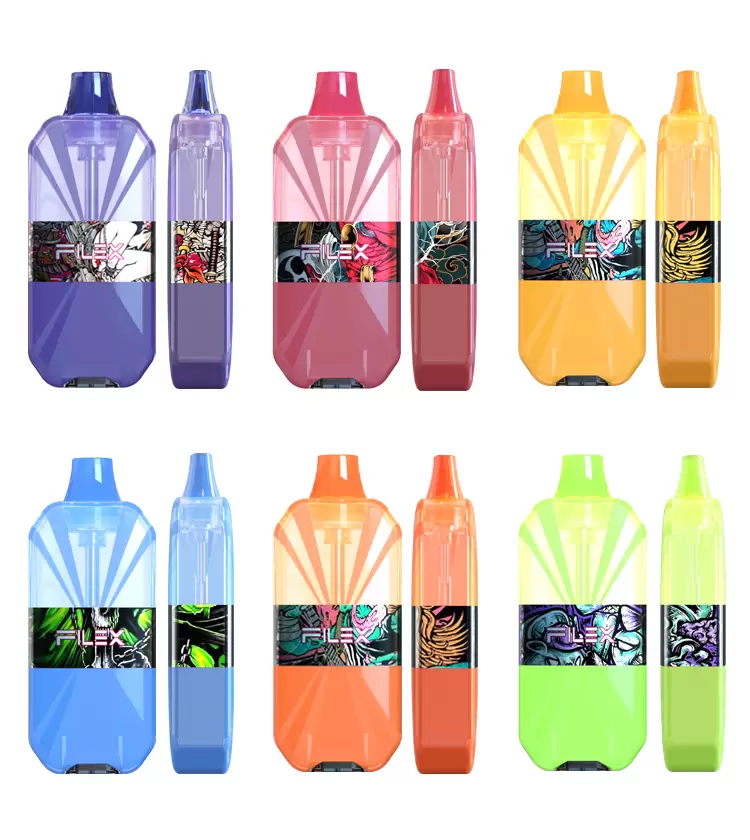 

Filex Box 6000 Puff Disposable Vape E Cigarette Rechargeable Battery 15ml Pre-filled Pods Device 10 colors QST Authentic