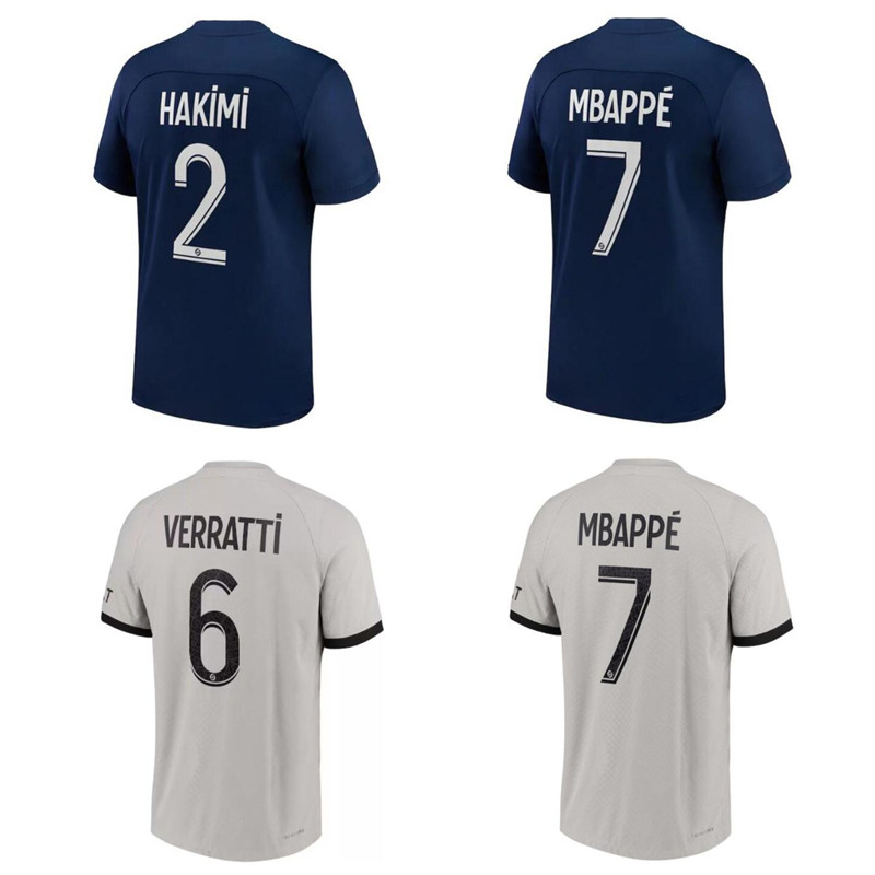 

Top 22 23 MBAPPE soccer jerseys HAKIMI SERGIO RAMOS WIJNALDUM 21 22 23 PSGs jersey Maillots football shirt VERRATTI kids kit set uniform fans player maillot de foot, Psg2223home(player)