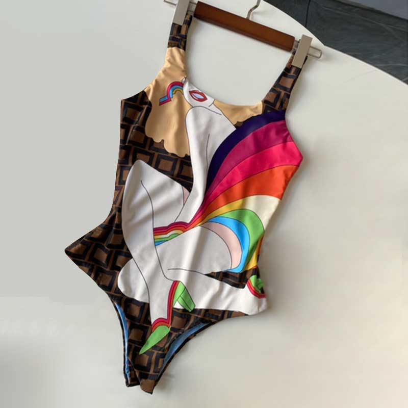 

Designer Swimwear Fashion Fission Swimsuit Prints Swim Wear Sexy Bathing Suit Woman Summer Beach Bathing Clothing, Color3