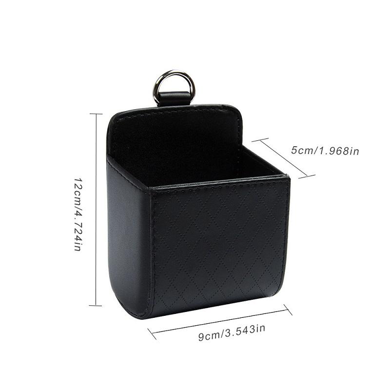 

Car Organizer Decoration, Mobile Phone Storage Box, Air Outlet, Hanging Bag, Leather Interior, Fashion Supplies