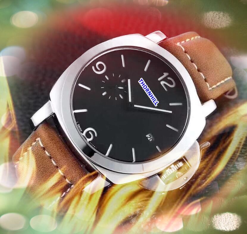 

Top quality Men Full Function Quartz Stopwatch Mens Watches All Dial Work Quartz Rubber Leather Belt Luminous Imported crystal mirror Wristwatch Relogio Masculino, As pic
