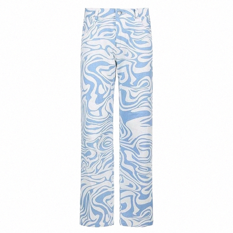 women's Pants & Capris 2022 Hip Hop Y2K Zebra Print Straight Women Harajuku Baggy High Waist Casual Vintage Korean Style Streetwear Female L-image-790672252