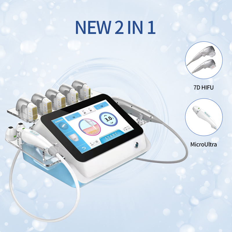 Portable Multi-functional Beauty Equipment Facial 7D HIFU & Microultra Slim Machine for Skin Tightening and Skin Lifting