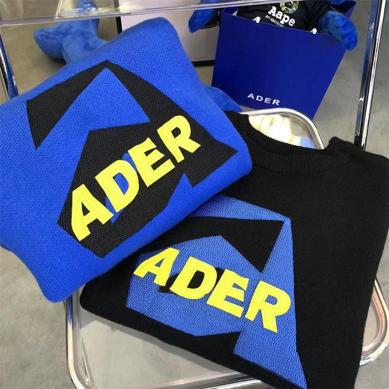 

Women's Sweaters ERROR Sweater High Quality Blue Men's Wool Autumn Winter Loose Knit SweaterWomen's, 01