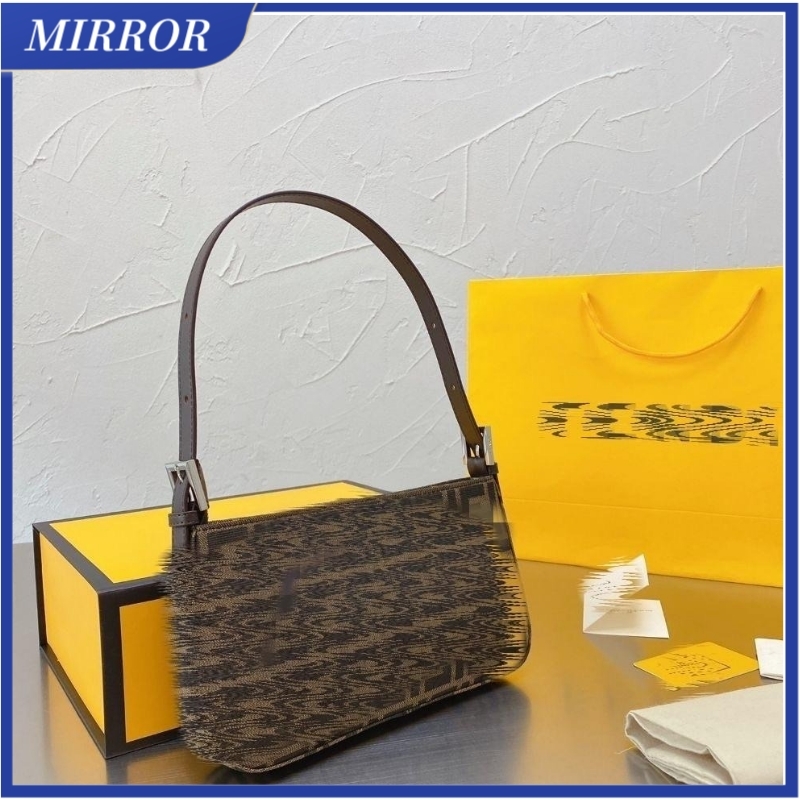 Miroir Luxury Bag Fashion Ladies Designer Automne et Winter Lettre toile Sac à main Sac à main portefeuille Ready