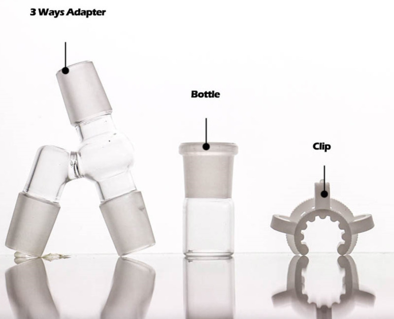 

45/90 degrees reclaimer set for glass bong dab rigs hookah products have 14 & 18 male and Female Adapter Complete portable design accessrioes