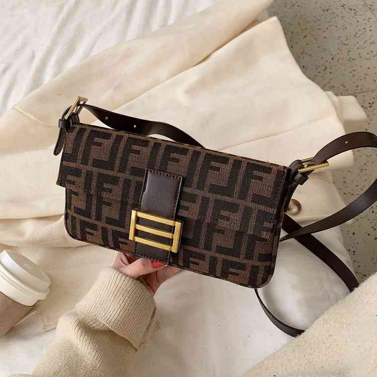 Purse Sale Fashion belt strap shoulder underarm bag double denim stick bag belt strap shoulder women's bag-image-771696804