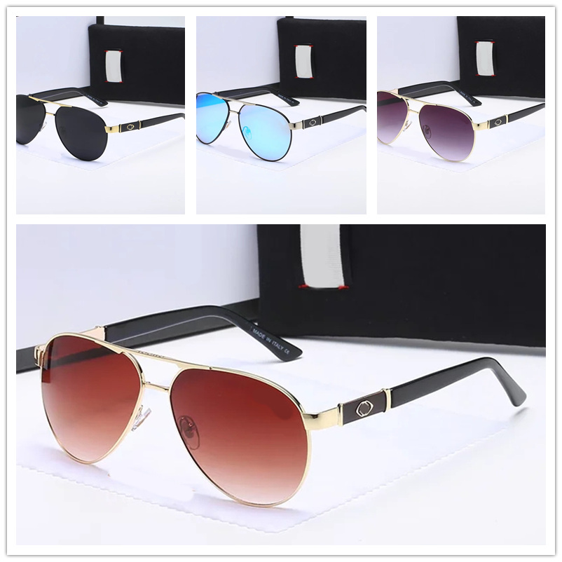 

Brand Designer Cateye Sunglasses Women sunglass Vintage Metal Glasses For men Mirror Retro Lunette De Soleil Femme UV400 eyeglass with box