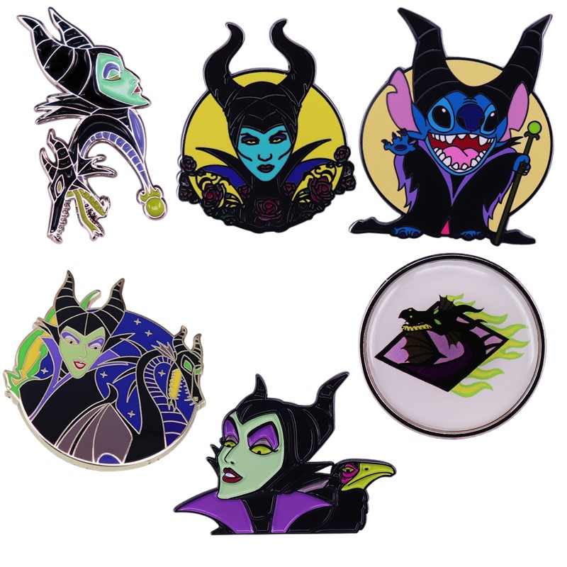 

Excellent Quality Halloween Fashion Witch Jewelry Gifts Enamel Pins Collect Horror Movies Cartoon Brooches Backpack Lapel Badges, Color #1