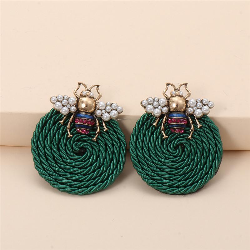 

Dangle & Chandelier Boho Ethnic Crystal Round For Women Girls Baroque Handmade Colorful Rhinestone Earrings Large Statement Jewelry BrincosD