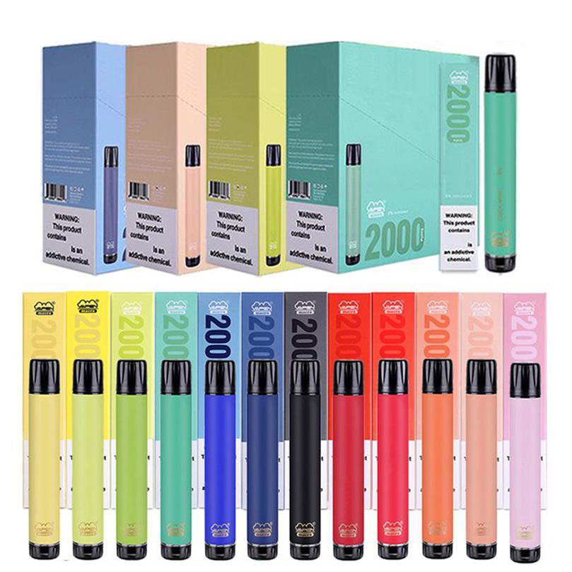 

Authentic Vapen Macro Disposable E cigarettes 6ml Prefilled Pod 850mAh Battery 2000 Puffs Vape Pen Vertical Coils Bottom Airflow Vaporizer bang xxl plus pro cake bar