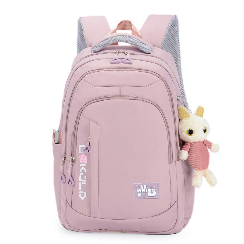 

School Bags Children For Teenager Girls Kids Satchel Primary Waterproof Backpack Schoolbag Mochila Infantil, Black