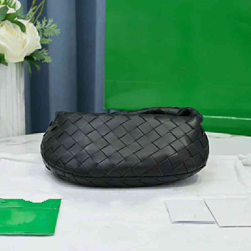 

Bv2022 Bottegas Venetas Jodie Woven Women's Knotted Armpit Round Hobo Arc Dumpling Bag Handbag WCAT, Light green